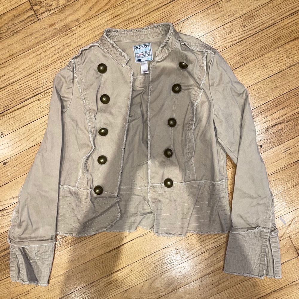 Beige Old Navy Jacket Womens M